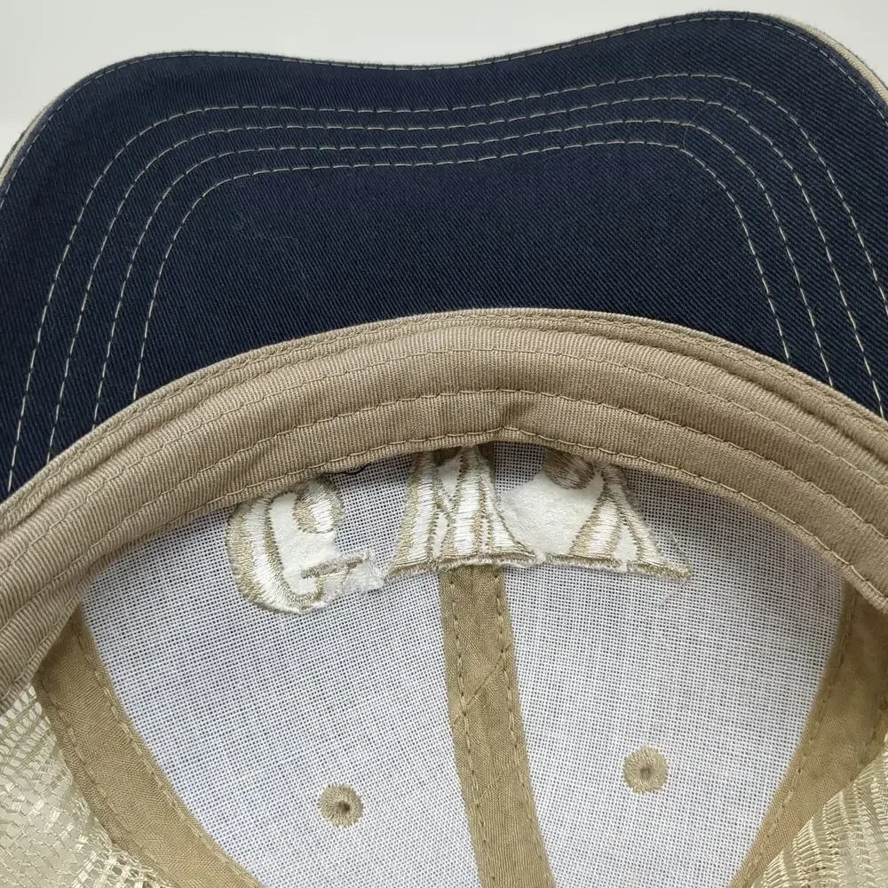 Cobra Baseball Cap Blue One Size Mesh Back Strapback Embroidered GWY Hat Stitch